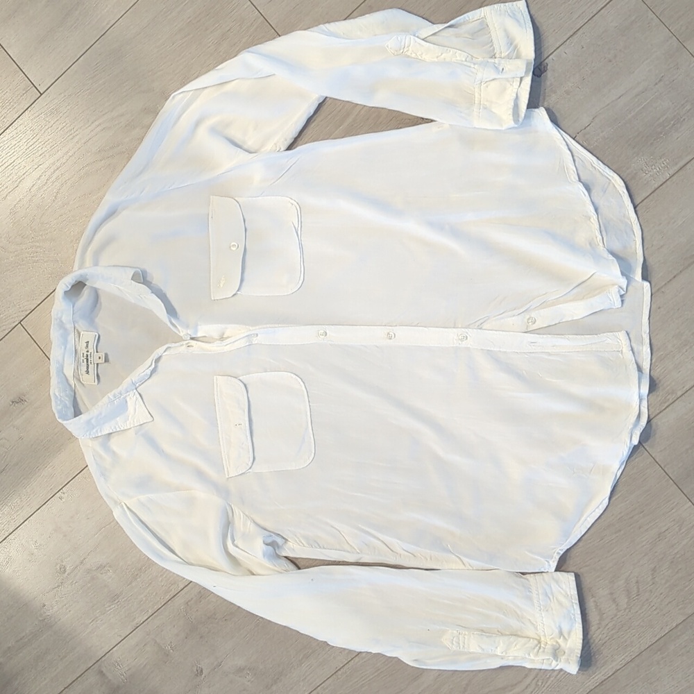 Abercrombie long sleeve button top